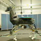 A photo of the robotic goat in development.
